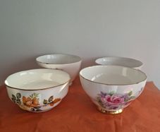 Four China Sugar Bowls