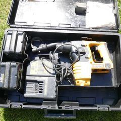Dewalt DC222 SDS Cordless Drill 24V With 2 Battery and Box  in working order