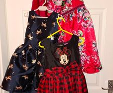 4 stunning occasion dresses for a little princess age 4-6 yo, like new
