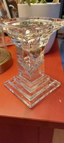 Galway Crystal -  Heavy Pillar candle holder