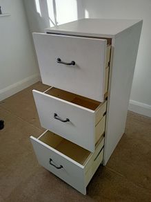 Filing cabinet white