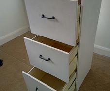 Filing cabinet white