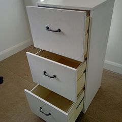 Filing cabinet white