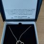 Silver heart necklace - To my gorgeous wife Image 2