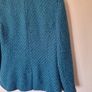 Per una acrylic coat size 16 ptp 22" green button up in excellent condition Image 8
