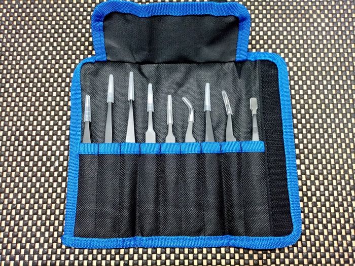 Precision tweezer set (9pc)