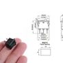 10pcs On Off On Rocker Switch 3 Pin 10x15mm 3A 250V Boat Car Image 3