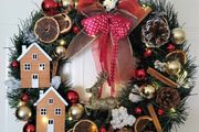 Christmas door wreath