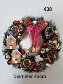 Christmas door wreath