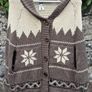 Atmosphere - Nordic Fair Isle Chunky Knit Cape Cardigan Image 10