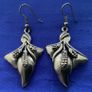 Vintage Art Noveau Style Earrings Image 2