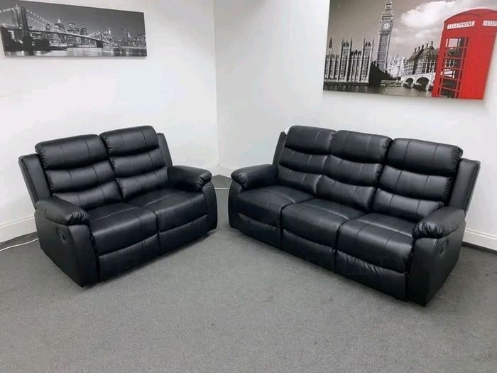 Sale Offer! 3+2+1 Roma Manual Leather Recliner Sofa Set