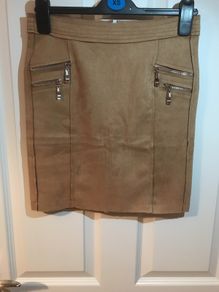 BNWT Suede Mini Skirt