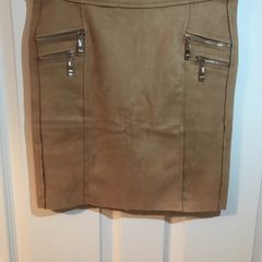 BNWT Suede Mini Skirt