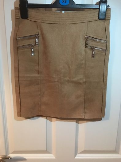 BNWT Suede Mini Skirt