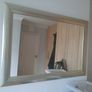 Large Silver coloured framed mirror Image 4