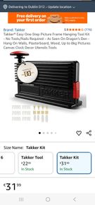Takker Picture Frame Hanging Kit