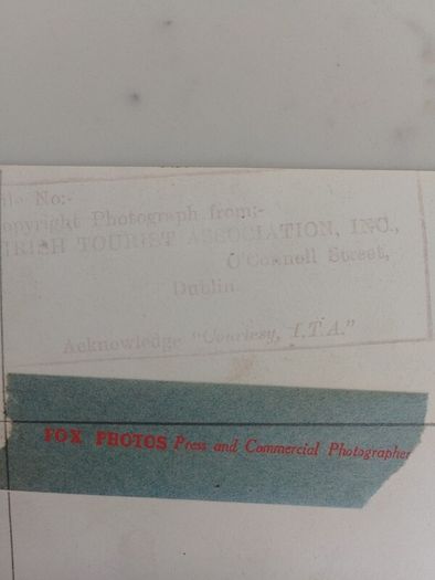 Original 1930s Irish Tourist Association Press Photo, Connemara & Steam Yacht