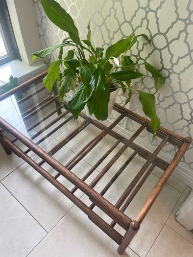 Mid Century bamboo coffee table
