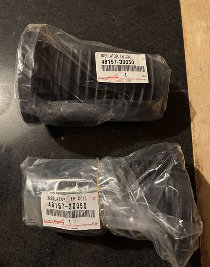 48157-30050 Genuine Lexus-Toyota Insulator, Front Coil Spring Insulator (Left, Right, Front, Upper)