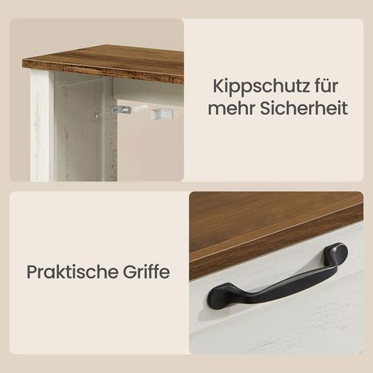 White 4 Flap Shoe Cabinet 127cm Wide Slim Hallway Storage Unit