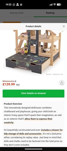 Tidlo Wooden Dollhouse
