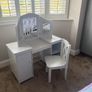 Kids deluxe vanity with chair, mirror and storage Image 2