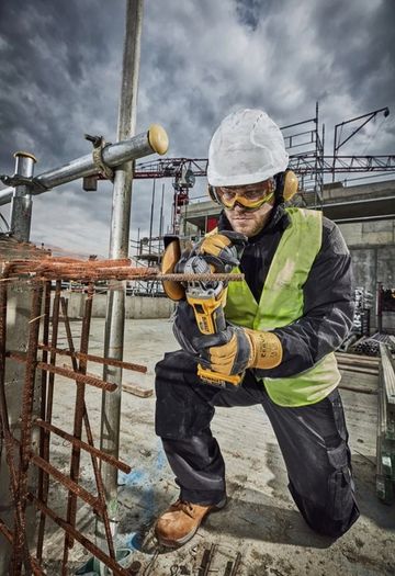 DeWALT 18V XR Cordless Brushless Angle Grinder. Gift Ideas Would make a great birthday present. The Best A Professional Can Get. Cordless Power Tools Batteries Chargers XR PowerStack Flexvolt