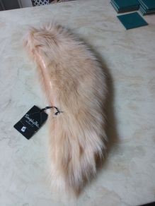 Simple Be Faux Fur Nude Scarf Collar.  B.N.W.T  S. One Size.