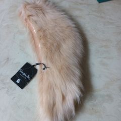 Simple Be Faux Fur Nude Scarf Collar.  B.N.W.T  S. One Size.