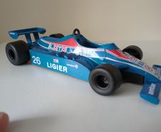 Vintage Polistil Talbot Ligier JS 17 F1 Die-Cast Model 1:23 Scale