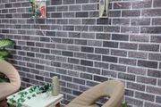 3D Wall Panels with Black &amp; Grey Brick Design 10 pcs EPS