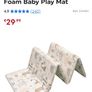Play Mat Foldable Baby Foam Mat Image 3