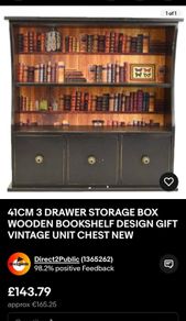 vintage style hanging wall unit new price 165