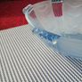 Art Deco Frosted Blue Glass Bowl Image 5