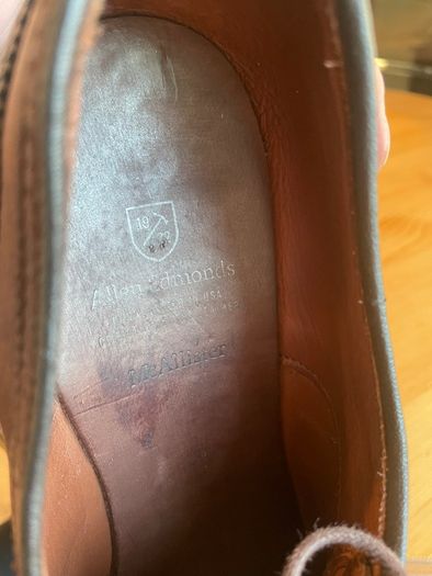 45B Allen Edmonds McAllister dress shoe