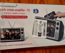 Screen Magnifier, Waterproof, Eye Protection Desktop Enlarger for Movies and Videos, new.