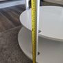 Round white coffee table Image 2