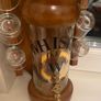 Very Rare Vintage Timber & Glass Whisky Decanter Set Image 2