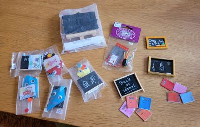 Dolls house accessories - Miniature school