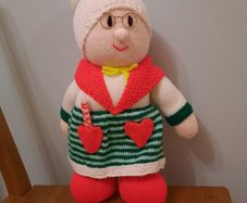 Hand Knitted Mrs Claus
