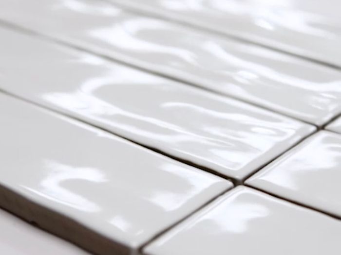 White ceramic tiles