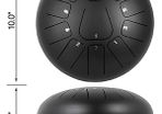 10 Inch Steel Tongue Drum In C Minor 11 Notes 25cm Hand Pan Drum Tank With Travel Bag Percussion Instruments Hand pan Drum