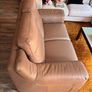 Italian leather two seater (recliner) Image 7