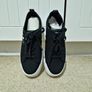 Calvin Klein Zolah White Canvas Calvin Klein Chunky Platform Trainers Image 3