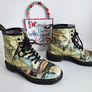 Dr Martens Blake Tate 1460 Satan artist museum boots UK6.5 EU40 US8.5 Image 4