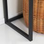 Industrial console table, side table, sideboard, 1 drawer, Brown + Black Image 3