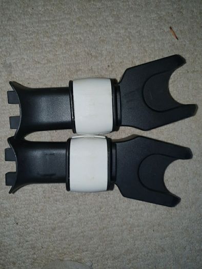 Bugaboo adaptors for Maxi Cosi carseats.