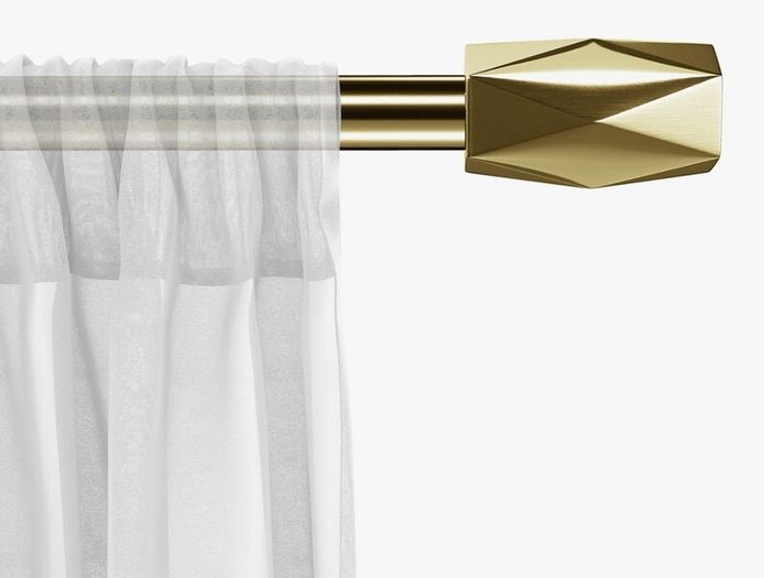 Extendable curtain pole