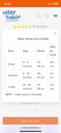 Water Babies Swim Wrap